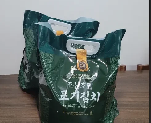 만족도 100% 조선호텔김치8kg 적극추천